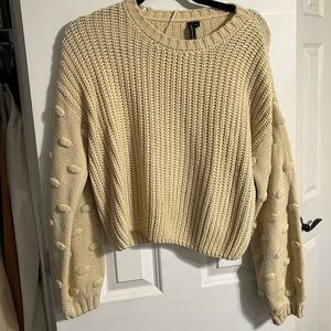 moon & madison cream sweater